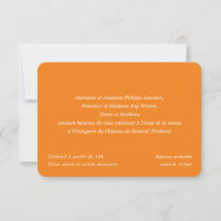 Chic Citrus Orange Botanical Boho Wedding