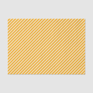 Chic & Classy Yellow & Cream Striped Tissue Paper