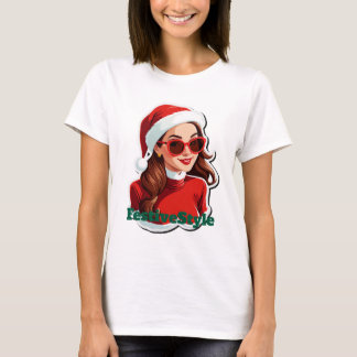 Chic Claus – Fashion Meets Christmas Fun T-Shirt