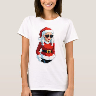 Chic Claus – Fashion Meets Christmas Fun T-Shirt