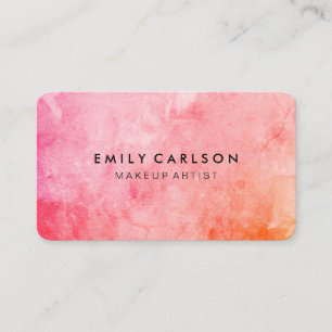 Chic Colourful Grunge Appointment Card