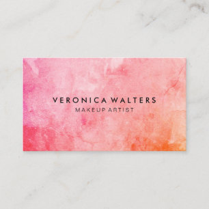 Chic Colourful Grunge Appointment Card