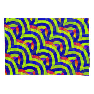 chic contemporary elegant chevrons pillowcase