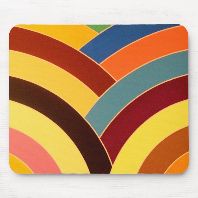chic contemporary stylish chevron mouse mat (Front)