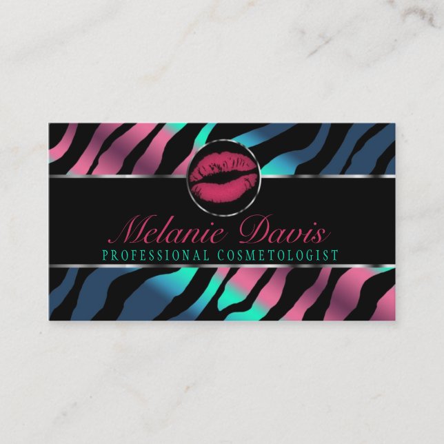 Chic Cosmetology Business Card (Front)
