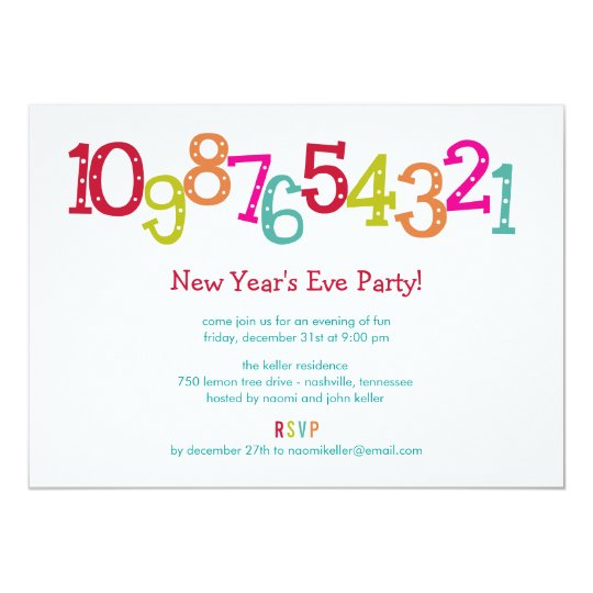 Chic New Years Eve Party Invitations 1