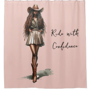 Chic Cowgirl Shower Curtain