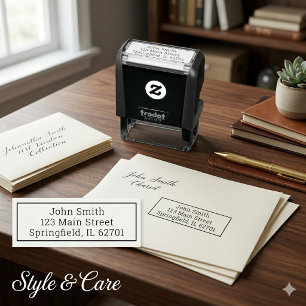 Chic Custom Address Stamp for Home or Office