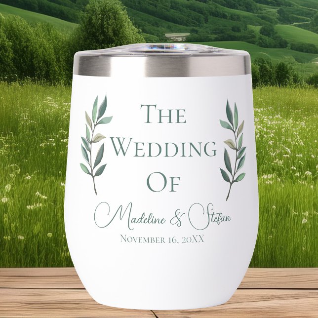 Chic Custom Eucalyptus Leaves Botanical Wedding (Creator Uploaded)