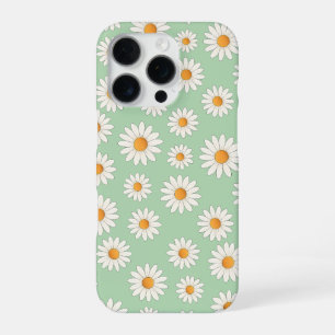 Chic Daisy Flower Pattern – Cute Floral Designe - iPhone 16 Pro Case