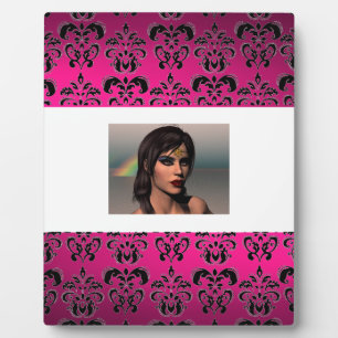 CHIC DAMASK GEM PLAQUE