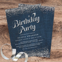 Chic Denim & Diamonds Birthday Party