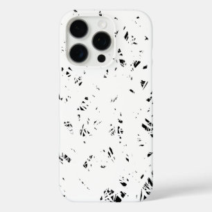 Chic Design in Black and White iPhone 16 Pro Case