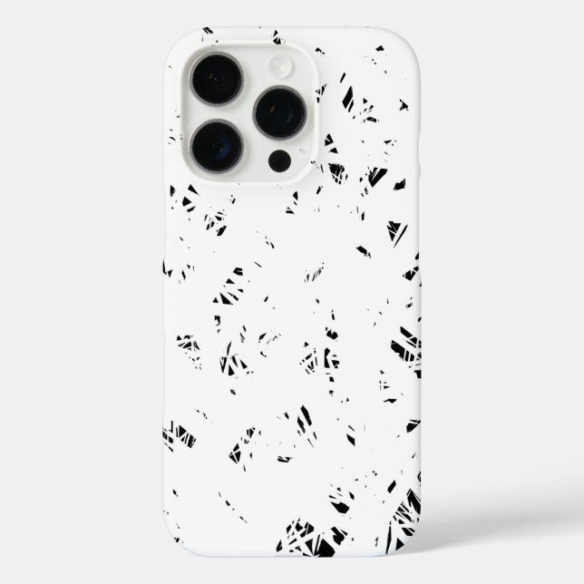 Chic Design in Black and White Case-Mate iPhone Case (Back)