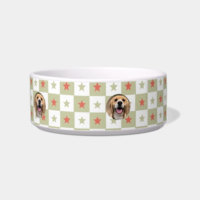 Chic Dog Mum New Monogrammed Pet Bowl (Right)