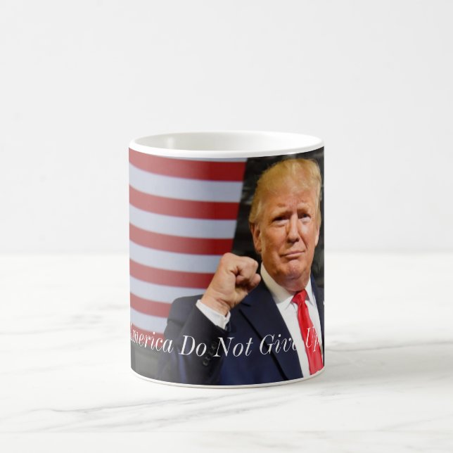  Chic  Donald Trump-Do Not Give Up Coffee Mug 11oz (Center)