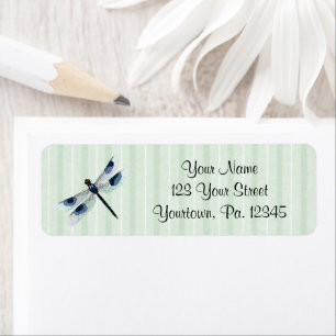 Chic Dragonfly Address Label