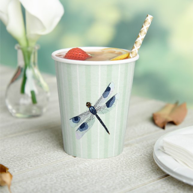 Chic Dragonfly  Paper Cups (Insitu)