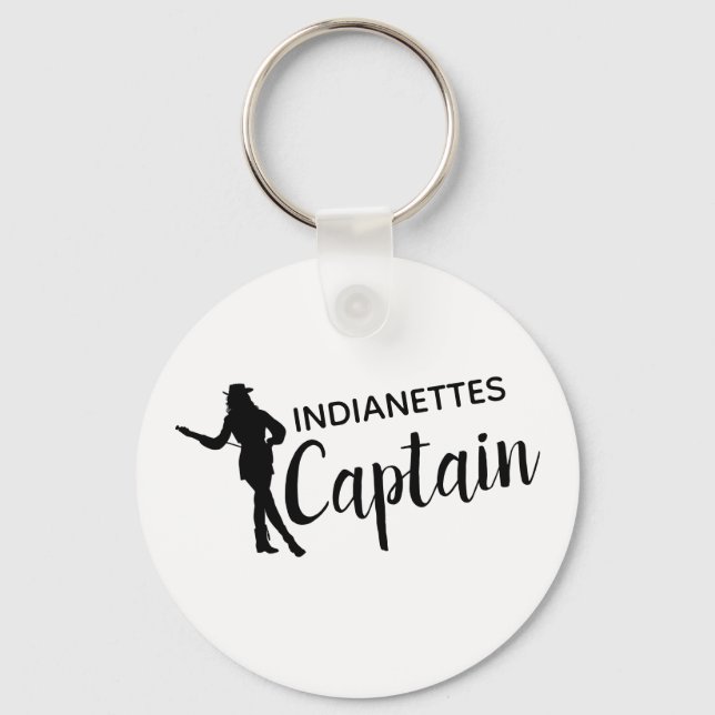 Chic Drill Team Captain Personalised Key Ring (Front)