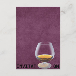 Chic Drink Dinner Vip Personalised Invitation