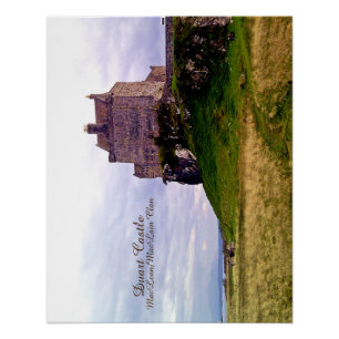 Chic Duart Castle – MacLean/MacLain Scottish Clan Poster