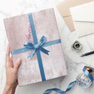 Chic Dusty Rose Blush Pink Wedding  Wrapping Paper