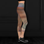 Chic Earthy Strata | Natural Copper Stone Agate Capri Leggings<br><div class="desc">Beautifully romantic strata in mystical organic agate stone featuring gorgeous ebbs and fluid flows of faux metallic foil for a marbling watercolor texture. The conceptual modern abstract aesthetic brings a soft luxury that adds a perfect pop of colour and personal style. Also transferable to school/office supplies or decor for an...</div>