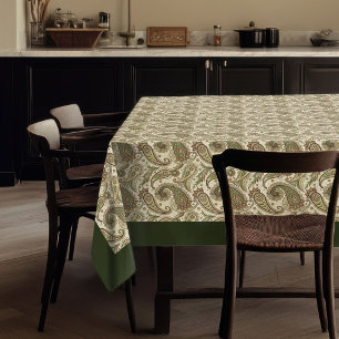 Chic Earthy Swirl Tablecloth Boho Style for Meals