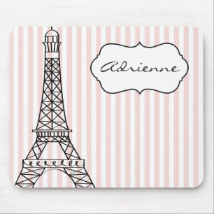 Chic Eiffel Tower Mouse Mat