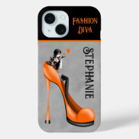 Chic Elegance: Fashionable Lady Blowing a Kiss