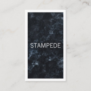 Chic Elegant Black White Marble Minimalist Business Card