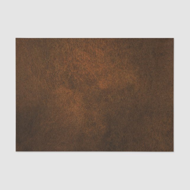 Chic Elegant Dark Brown Textured Tissue Paper (Front)