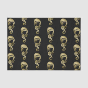 Chic Elegant Gold Beauty Girl Hair & Makeup Salon Tissue Paper