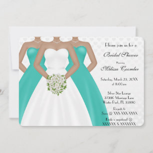 Chic Elegant Modern Day Bridal Shower Invite