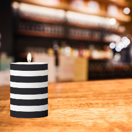 Chic Elegant Modern Stylish Black & White Striped
