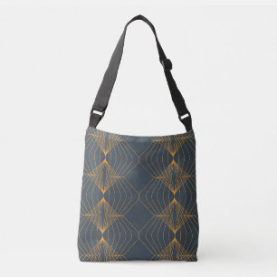 Chic, elegant, simple geometric graphic pattern crossbody bag