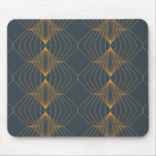 Chic, elegant, simple geometric graphic pattern mouse mat