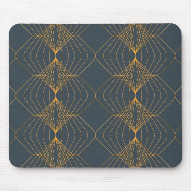 Chic, elegant, simple geometric graphic pattern mouse mat (Front)