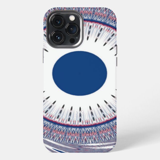 Chic Energetic Eye Design: A Mesmerising Pattern iPhone Case (Back)