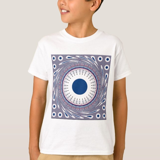 Chic Energetic Eye Design: A Mesmerising Pattern T-Shirt (Front)