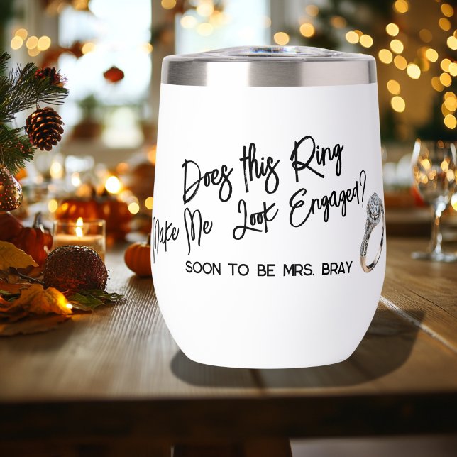 Chic Engagement Gift for Bride Show off the Ring (Creator Uploaded)