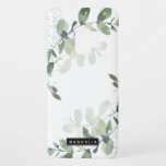 Chic Eucalyptus Monogram Case-Mate Samsung Galaxy S9 Case<br><div class="desc">Personalise this watercolor eucalyptus greenery design with your name.</div>