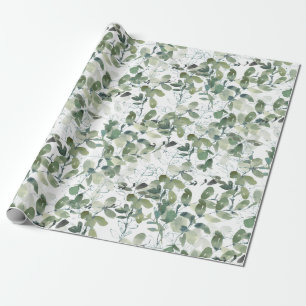 Chic Eucalyptus Pattern  Wrapping Paper