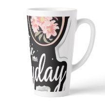 Chic Everyday Latte Mug | Stylish Tall Coffee Cup
