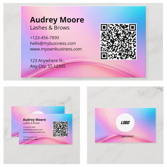 Chic Eyelash Lashes Brows Business Card (Chic Eyelash Lashes Brows Business Card
)