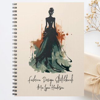 Chic Fashion Design Sketchbook Notebook