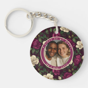 Chic Fathers Day Ideas Custom Photo Key Ring