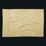 Chic Faux Gold Glitter Luxury Kitchen Towel<br><div class="desc">Sparkle and shine! Add some sparkle and shimmer to your kitchen with this elegant and chic kitchen towel. This chic kitchen towel features faux gold glitter so you don't have to worry about glitters going all over the place. Other items are available.</div>