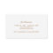 Chic Faux Gold Leaf Circle Pattern Business Card