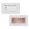 Chic faux rose gold typography marble appointment